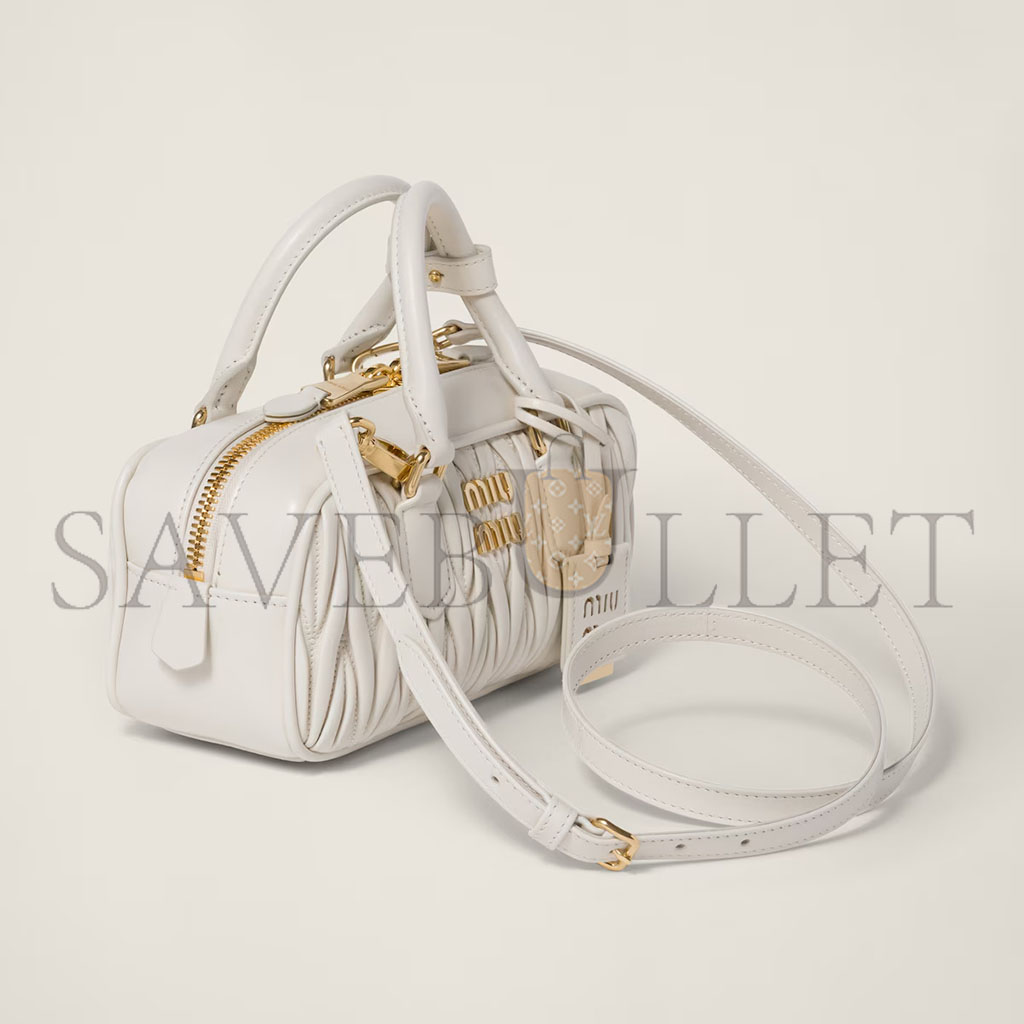 MIU MIU ARCADIE MATELASSÉ NAPPA LEATHER BAG 5BB142 (22*10.5*7.5cm) 